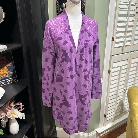 Disney Tangled Purple Flyaway Cardigan Size S/M - Picture 11 of 13